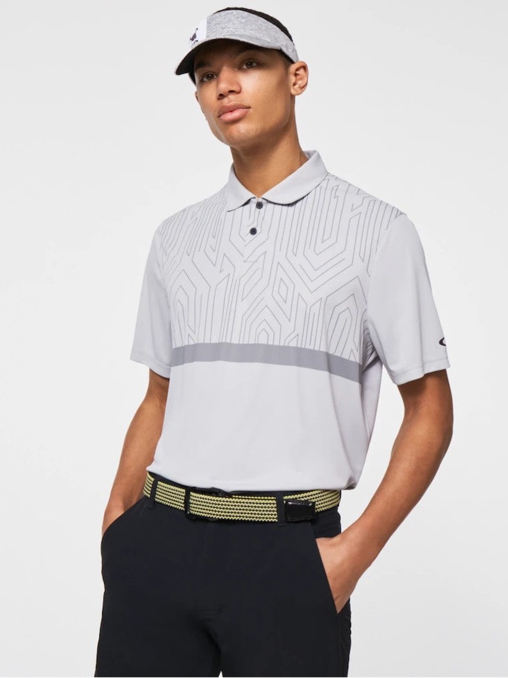 Oakley Top Half Leader Polo White Sz 2XL